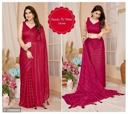 Ready-to-Wear Georgette Saree – Effortless Elegance under 60 seconds